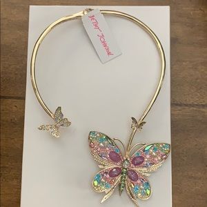Betsey Johnson Butterfly hinge Necklace